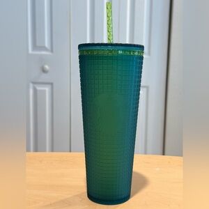 Starbucks Green Tumbler with Straw